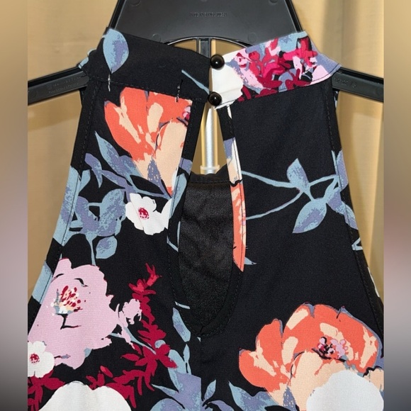 Black floral dress - Picture 4 of 6